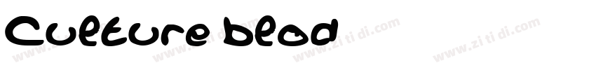 Culture blod字体转换